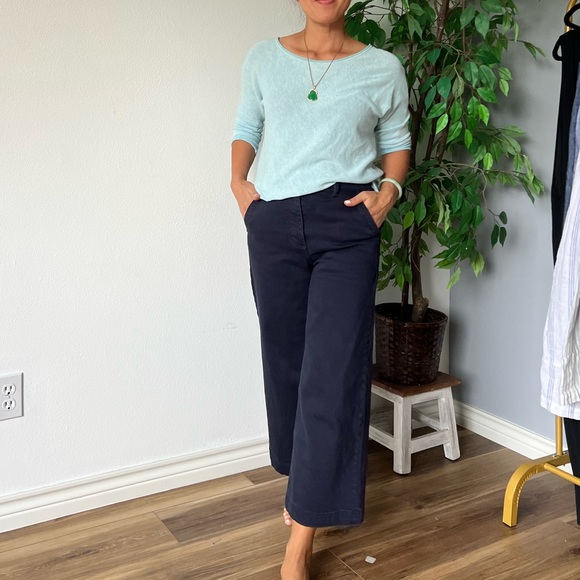 Everlane Wide Leg Crop Pants - Picture 2 of 16